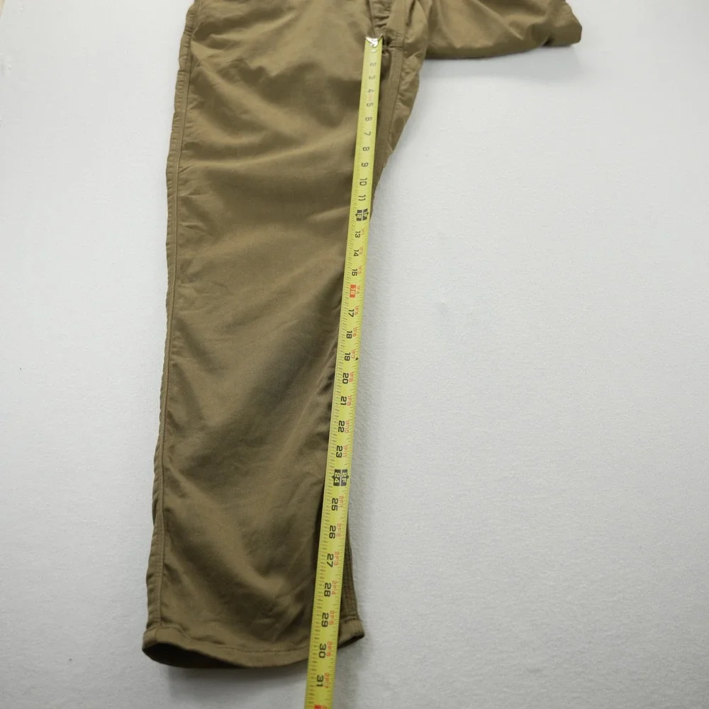 DU/ER No Sweat Pant Mens 36x30 Tobacco Khaki Brown Slim Performance Trousers